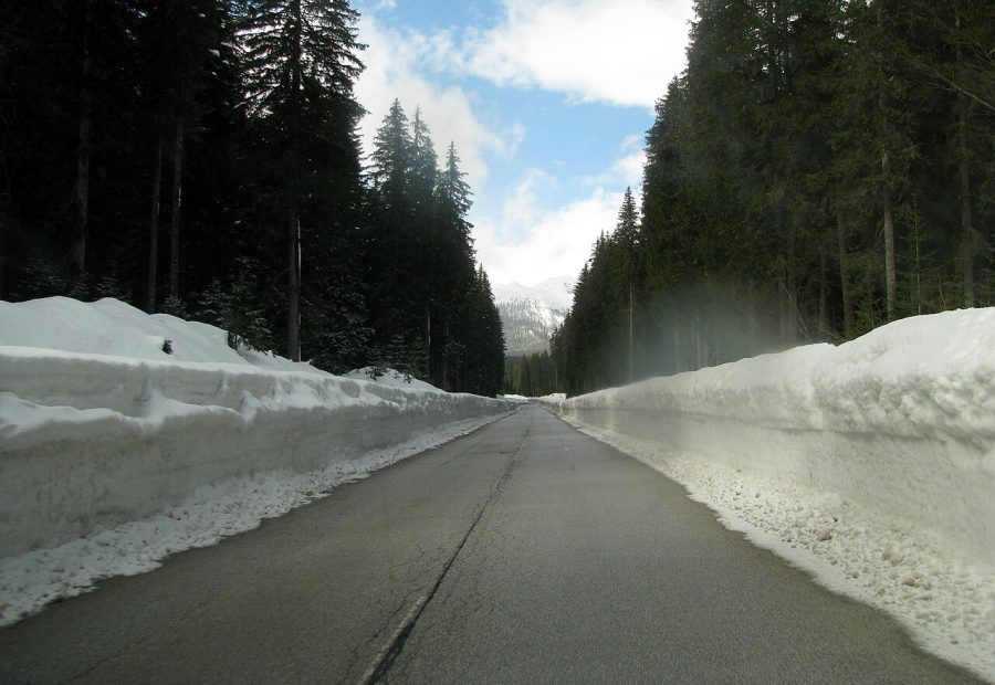Zimska pokrajina v Bohinju in okolici