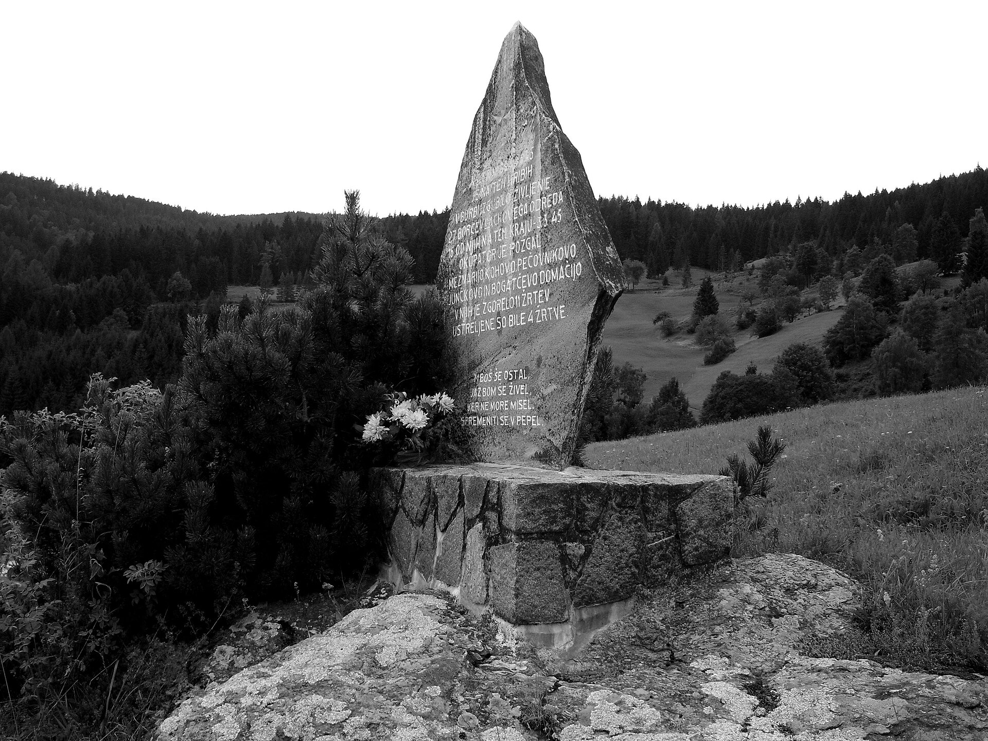 Košenjak - spomenik tregediji med NOB