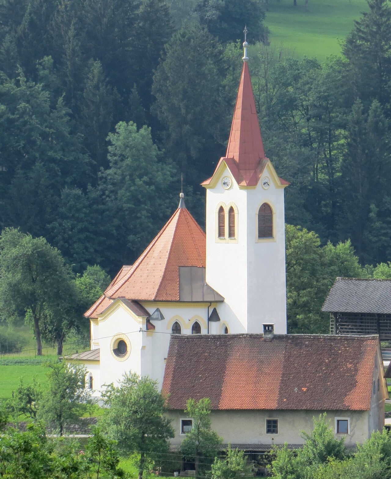 Smiklavz Nova Stifta Gornji Grad Slovenia - church