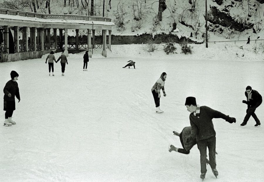 Drsanje na Treh ribnikih 1964